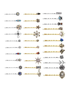 10 Pinzas para el Cabello TEEMI Vintage Hipoalergénicas 16.8 cm