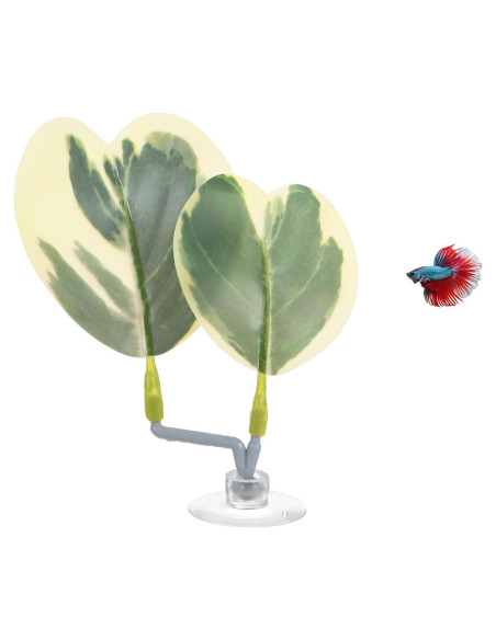Almohadilla de Hoja para Peces Betta M METERXITY 85x110mm