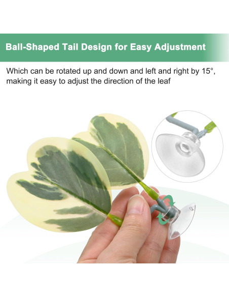 Almohadilla de Hoja para Peces Betta M METERXITY 85x110mm