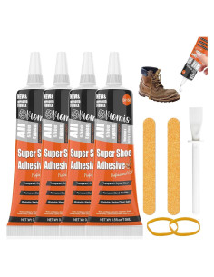 Kit de Pegamento para Zapatos 15ml x 4 - Adhesivo Impermeable