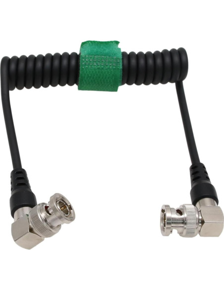 Cable BNC 3G HD SDI Enrollado 30cm a 60cm HangTon