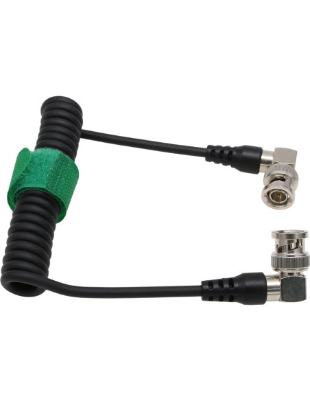 Cable BNC 3G HD SDI Enrollado 30cm a 60cm HangTon