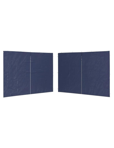 Carpa de Fiesta Lateral vidaXL - Juego de 2 Paneles PE Azul