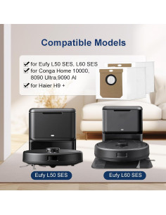 Paquete de 12 bolsas de repuesto CGYGP para aspiradora Eufy L50 L60 2