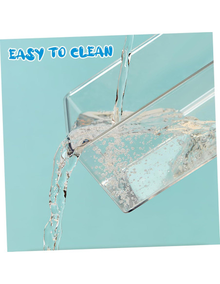 Caja de Baño de Arena para Hámster BESPORTBLE Acrílico 15.5x10.5cm Caja de Baño de Arena para Hámster BESPORTBLE Acrílico 15.5x10.5cm