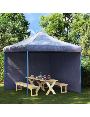 Carpa de Fiesta Lateral vidaXL - Juego de 2 Paneles PE Azul