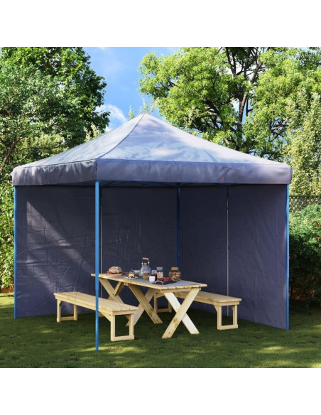 Carpa de Fiesta Lateral vidaXL - Juego de 2 Paneles PE Azul