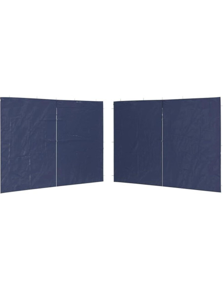Carpa de Fiesta Lateral vidaXL - Juego de 2 Paneles PE Azul
