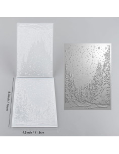 Carpeta de Relieve 3D Briartw 16.3x11.5cm para Scrapbooking 2