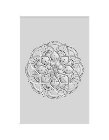 Carpeta Impresslits 3D Sizzix Adorno Gris 6.35x6.35cm