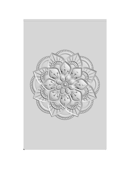 Carpeta Impresslits 3D Sizzix Adorno Gris 6.35x6.35cm