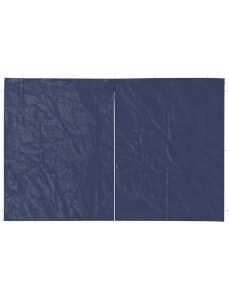 Carpa de Fiesta Lateral vidaXL - Juego de 2 Paneles PE Azul