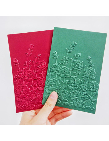 Plantilla Embossing Plástico Lily Craft 11.4x16 cm Rosa