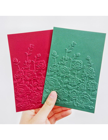 Plantilla Embossing Plástico Lily Craft 11.4x16 cm Rosa