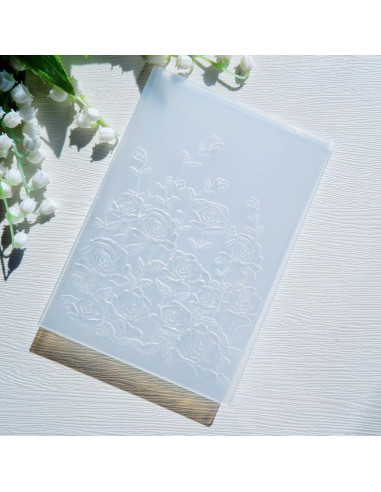 Plantilla Embossing Plástico Lily Craft 11.4x16 cm Rosa