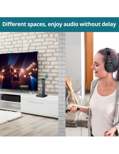 Auriculares Inalámbricos YGiTK para TV con Transmisor RF 2.4GHz