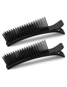 Clip de Pelo Negro Zoolinn - 2 Paquetes - 14.5 cm