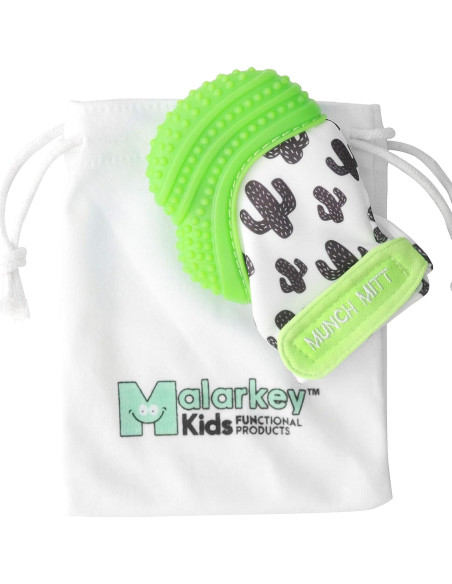 Mitón de Dentición Munch Mitt Malarkey Kids Cactus Verde