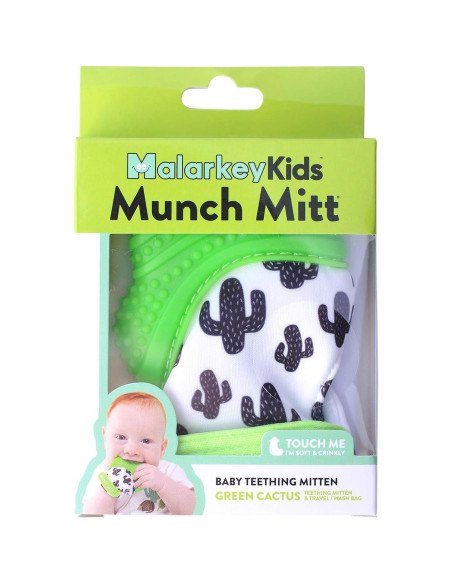 Mitón de Dentición Munch Mitt Malarkey Kids Cactus Verde