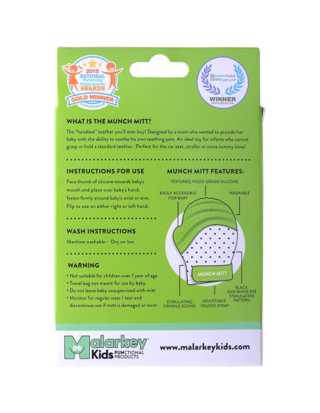 Mitón de Dentición Munch Mitt Malarkey Kids Cactus Verde