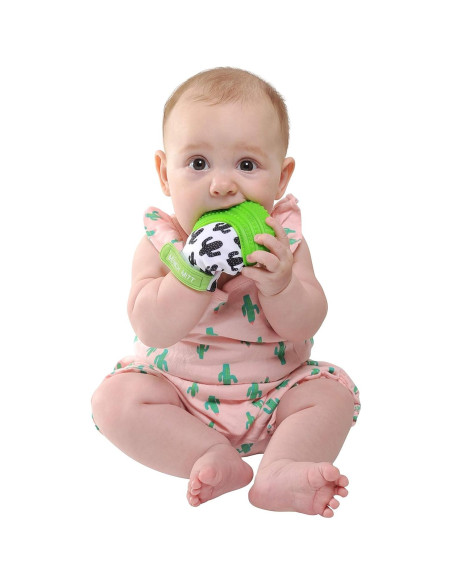 Mitón de Dentición Munch Mitt Malarkey Kids Cactus Verde