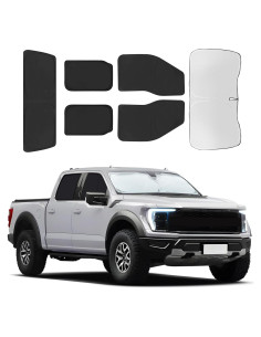 Sombrillas para Ventanas de Coche JASVIC F150 2021-2025 Set 6pcs