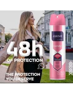 Desodorante Antitranspirante Above 150 ml Caramelo 48 Horas 2