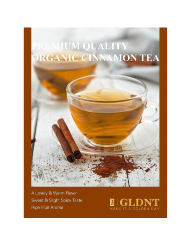 Bolsitas de Té de Canela Orgánica GLDNT - 100 Unidades