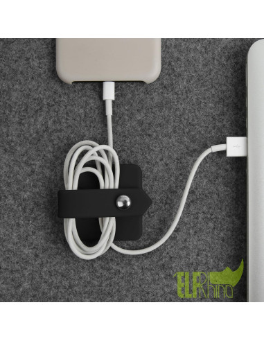 Organizador de Cables para Auriculares ELFRhino Negro
