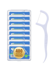 400 Palillos de Hilo Dental Aussumy - Limpieza Profunda y Mango Ergonómico