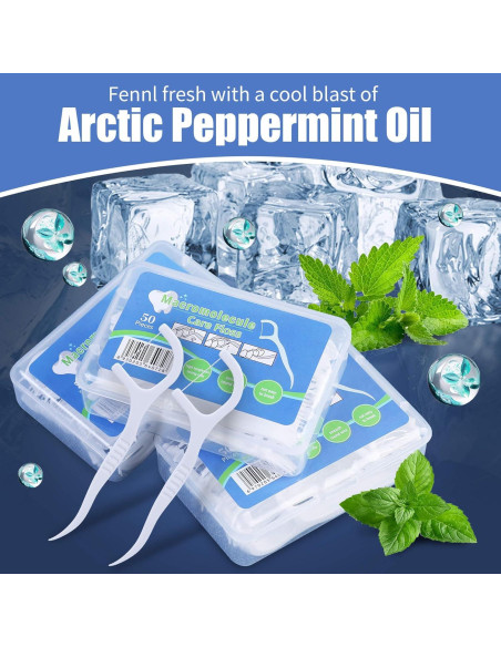 400 Palillos de Hilo Dental Aussumy - Limpieza Profunda y Mango Ergonómico