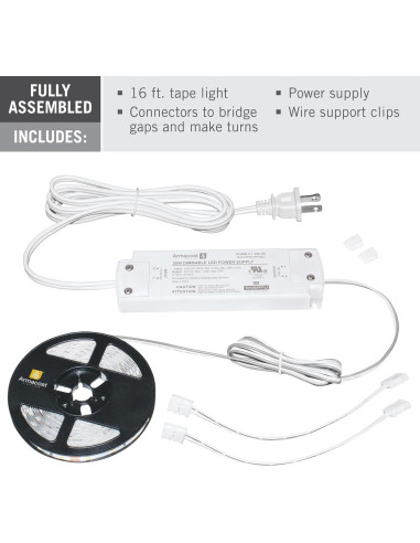 Kit de luz LED regulable Armacost 5m 2700K blanco cálido