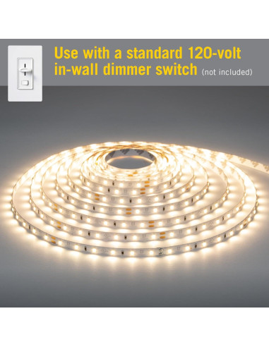 Kit de luz LED regulable Armacost 5m 2700K blanco cálido