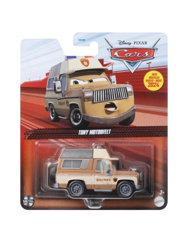 Hot Wheels Monster Trucks Pixar Cars Sheriff Tony Motorfelt 1:55