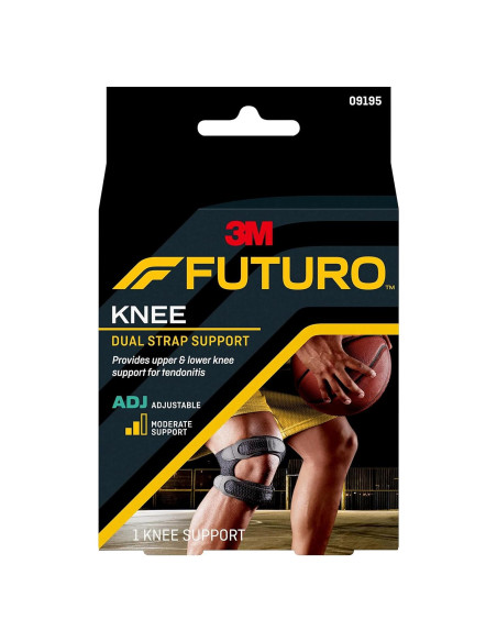 Soporte de Rodilla Ajustable FUTURO con Doble Correa y Gel