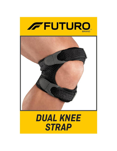 Soporte de Rodilla Ajustable FUTURO con Doble Correa y Gel