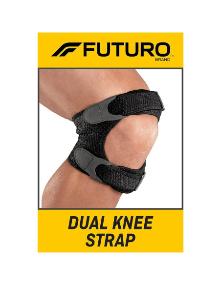 Soporte de Rodilla Ajustable FUTURO con Doble Correa y Gel