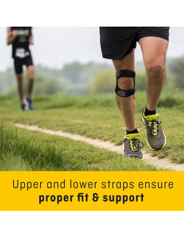 Soporte de Rodilla Ajustable FUTURO con Doble Correa y Gel