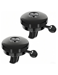 Timbres de Bicicleta Metálicos POSIKO - Sonido Fuerte, 2 Pzs