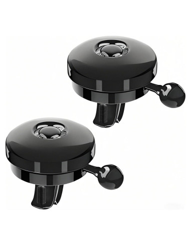Timbres de Bicicleta Metálicos POSIKO - Sonido Fuerte, 2 Pzs