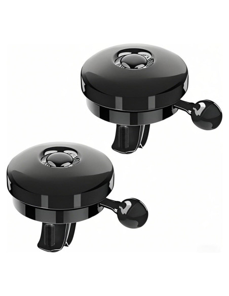 Timbres de Bicicleta Metálicos POSIKO - Sonido Fuerte, 2 Pzs
