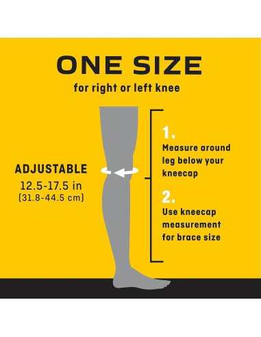 Soporte de Rodilla Ajustable FUTURO con Doble Correa y Gel