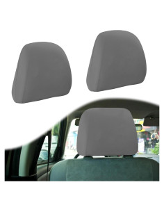 Funda de Reposacabezas de Coche BFXM - 2 Piezas Gris Universal