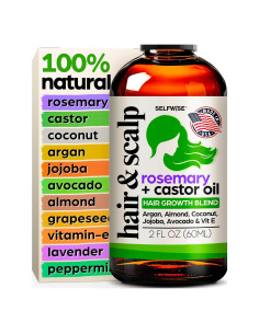 Aceite de Romero Orgánico 59ml - Crecimiento Cabello Hombres y Mujeres