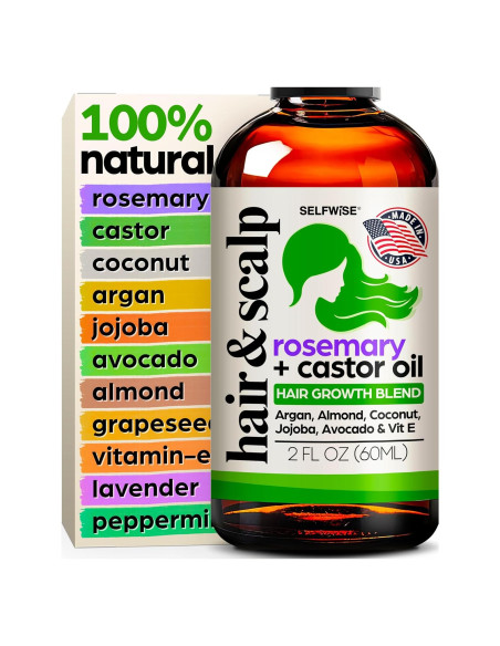 Aceite de Romero Orgánico 59ml - Crecimiento Cabello Hombres y Mujeres