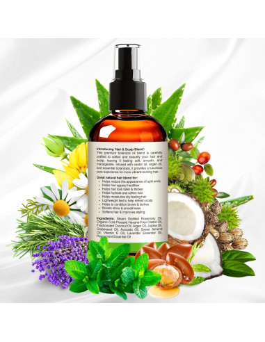 Aceite de Romero Orgánico 59ml - Crecimiento Cabello Hombres y Mujeres