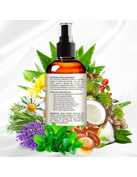 Aceite de Romero Orgánico 59ml - Crecimiento Cabello Hombres y Mujeres