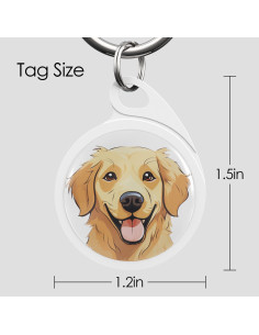 Etiqueta de Identificación para Perro FURMYLOVE Beagle QR 2