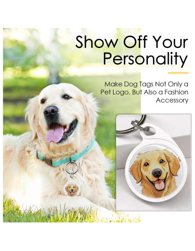 Etiqueta de Identificación para Perro FURMYLOVE Beagle QR