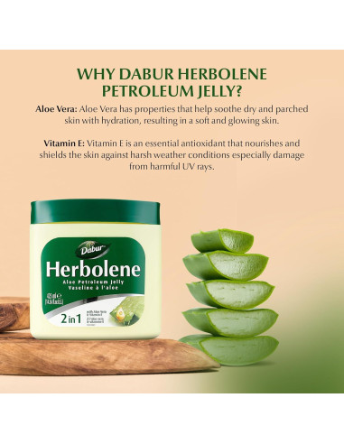 Dabur Herbolene Gel de Aloe Vera y Vitamina E 850 ML